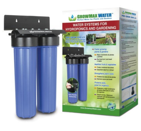 GrowMax Water Dwufazowy filtr kokosowo węglowy Pro Grow 2000 l/h